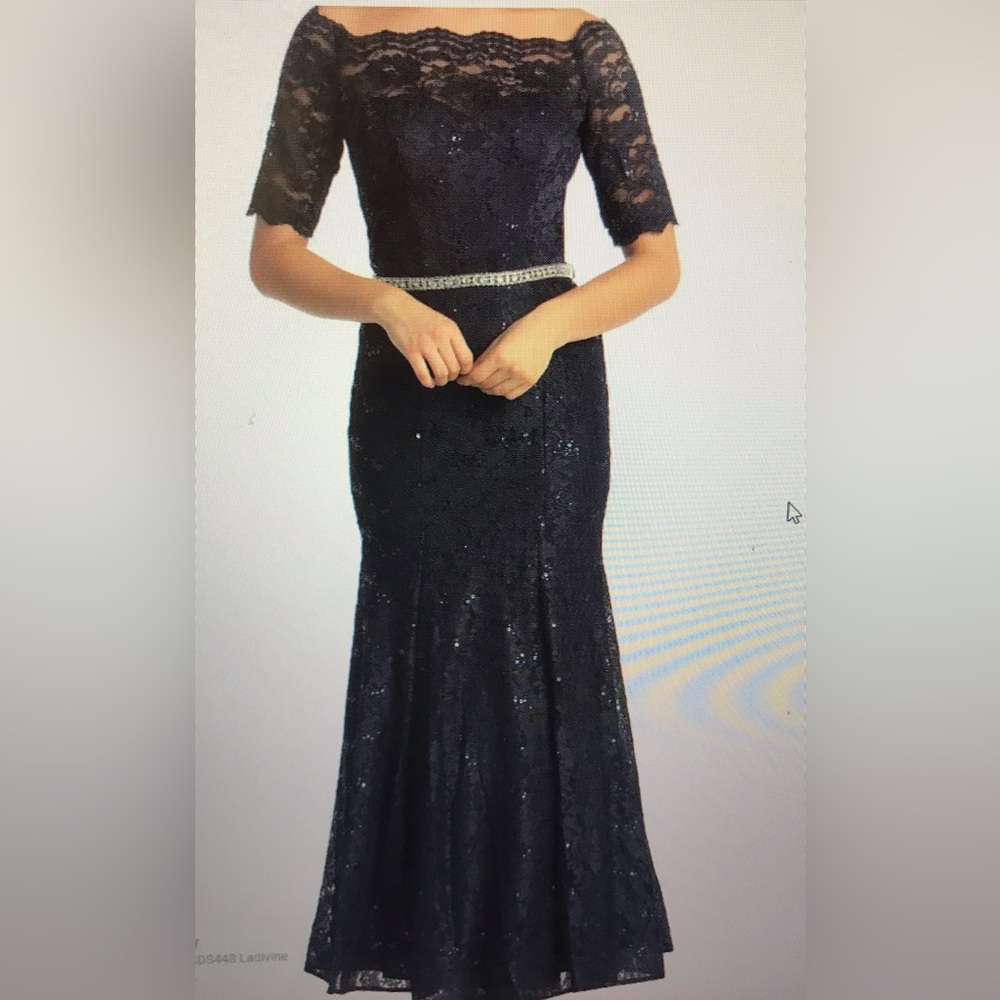 Cindy Collection Mermaid style Dress Sz XL